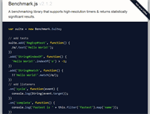 Tablet Screenshot of benchmarkjs.com